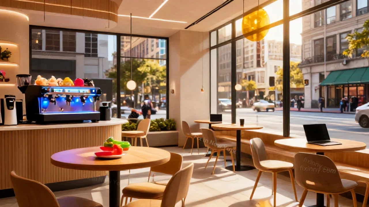 Why Coffee Shops Have Become Remote Offices for Thousands of New Yorkers